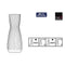 Glazen fles La Mediterránea 1 L (6 Stuks)