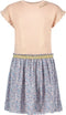 Like Flo F211-5810 - Meisjes Jurk - Poederroze met bloementjes - Maat 128