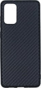 Hoesje Siliconen Geschikt voor Samsung Galaxy S20 Plus - Carbon Softcase Backcover - Zwart