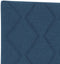 vidaXL - Hoofdbord - Met - Blauw - Diamant - Blokken - Ontwerp - - - 100 - cm - Stof