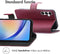 imoshion Samsung Galaxy A35 - Luxe Bookcase - Ruimte voor 3 pasjes - Bordeaux