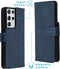 iMoshion Hoesje Geschikt voor Samsung Galaxy S21 Ultra Hoesje Met Pasjeshouder - iMoshion Luxe Bookcase - Donkerblauw