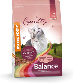 Fokker Country Balance Vlees & Vis Kattenvoer 2,5 kg
