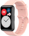 iMoshion Bandje Geschikt voor Huawei Watch Fit - iMoshion Siliconen band gekleurde gesp met installatiehulp - Roze