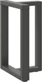 vidaXL - Eettafelpoten - 2 - st - T-vormig - 50x35x(72-73) - cm - staal - antraciet