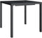 vidaXL - Tuintafel - 80x80x72 - cm - staal - antracietkleurig