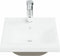 vidaXL - Inbouwwastafel - met - kraan - 42x39x18 - cm - keramiek - wit