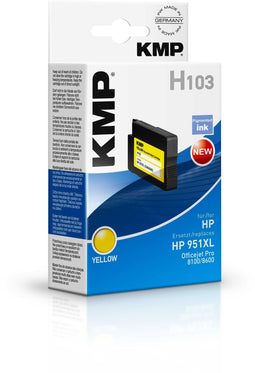 KMP H103 - Inkjetkleur - Geel (1 stuk)