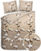 Heckett & Lane Moos Dekbedovertrek - Flanel - Eenpersoons - 140x200/220 cm - Natural Beige