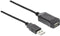 Nedis - Actieve USB-Kabel - USB 2.0 - 10 m - 480 Mbps - Zwart