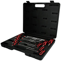 KS Tools 151.8150 T-Greep stiftsleutelset binnenzeskant, met kogelkop, 9-dlg