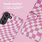 iMoshion Hoesje Geschikt voor Samsung Galaxy S21 Hoesje Met Pasjeshouder - iMoshion Design Bookcase smartphone - Roze / Retro Pink
