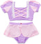 Great Pretenders Verkleedkledij Bikini Rapunzel - Paars/Roze - Maat 5-6 jaar