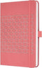 Sigel - notitieboek - Jolie Impress - A5 - hardcover - 174 pagina's - lijn - 80 grams papier - salmon pink - SI-JN203
