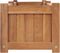 vidaXL - Plantenbak - verhoogd - 200x30x25 - cm - massief - teakhout