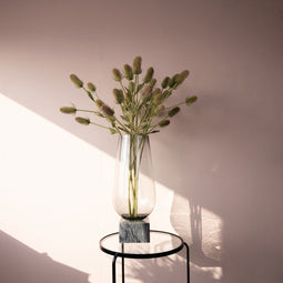 PTMD Twig Plant Kaardebol Kunsttak - 43 x 24 x 90 cm - Roze