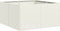 vidaXL - Plantenbak - 80x80x40 - cm - koudgewalst - staal - wit