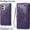 iMoshion Hoesje Geschikt voor Motorola Moto G53 Hoesje Met Pasjeshouder - iMoshion Mandala Bookcase - Paars