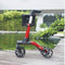 Qunn rollator - dubbel opvouwbaar - lichtgewicht en stijlvol - Rood