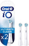 Oral-B iO Ultimate Clean - Opzetborstels CrissCross borstelharen - Wit (2 stuks)