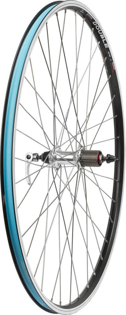 Hi-point Achterwiel 700c 28 Inch Velgrem Aluminium Zilver/zwart