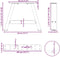 vidaXL - Salontafelpoten - 2 - st - A-vormig - 40x(30-31) - cm - staal