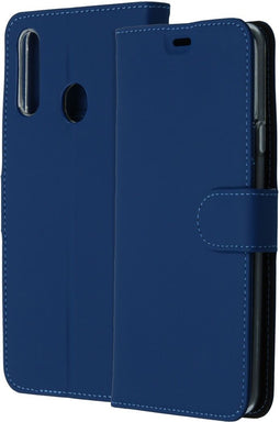 Accezz Galaxy A20s - Wallet Softcase Bookcase - 3 pashouders - Donkerblauw
