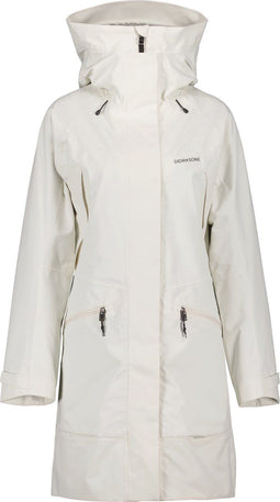 Didriksons Ilma - Dames Parka - Waterdicht en ademend - White Foam - Maat 38