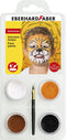 Eberhard Faber schminkset - tijger - wit, oranje, bruin, zwart - EF-579025
