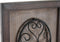 Decoratieve figuren DKD Home Decor Verouderde afwerking Metaal Hout Bestekken (24 x 5 x 99 cm) (2 Stuks)