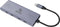 Akasa 10Gbps USB Type-C 4 Port Hub USB-C (USB 3.2 Gen 2) multiport hub 4 poorten Met USB-C stekker Aluminium (geëloxeer