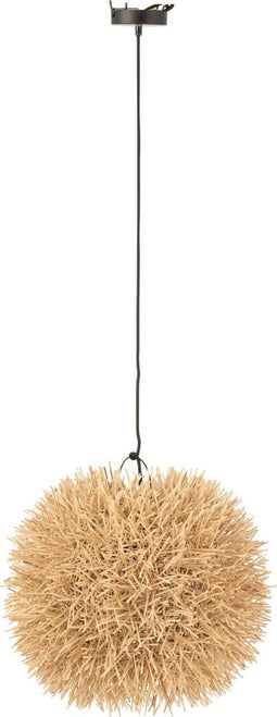 J-Line Hanglamp Kate Rond Rotan Naturel Small