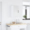 vidaXL - Keukenwandkast - Lucca - bewerkt - hout - hoogglans - wit