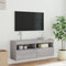vidaXL - Tv-wandmeubel - met - LED-verlichting - 100x30x40 - cm - grijs - sonoma