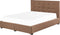 ROCHELLE - Bed opbergruimte - Bruin - 160 x 200 cm - Polyester