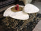 HSM Collection Salontafel Marseille - 90x60x36 cm - Wit/goud - Marmer/metaal