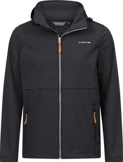 Life-Line - Kasper Softshell - Outdoorjas - Heren - Zwart - Maat L
