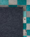 NIKFER - Laagpolig vloerkleed - Turquoise - 140 x 200 cm - Leer