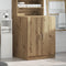 vidaXL - Wasmachinekast - 70,5x71,5x91,5 - cm - artisanaal - eikenkleurig