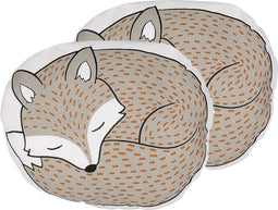 DHANBAD - Sierkussen set van 2 - Grijs - 50 x 40 cm - Katoen