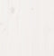 vidaXL - Plantenbak - 110x40x49,5 - cm - massief - grenenhout - wit