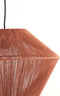 Light & Living Hanglamp Fugia - Jute - 40cm - Steenrood