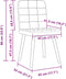 vidaXL - Eetkamerstoelen - draaibaar - 2 - st - stof - taupe
