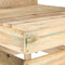 vidaXL - Tuinmiddenbank - pallet - geïmpregneerd - grenenhout