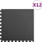 vidaXL - Vloermatten - 12 - st - 4,32 - ㎡ - EVA-schuim - zwart