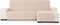 Hoes voor chaise longue met korte armleuning rechts Eysa AQUA Oranje 100 x 110 x 290 cm