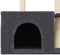 vidaXL - Kattenmeubel - met - sisal - krabpalen - 110 - cm - lichtgrijs