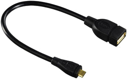 Hama 173892 - USB 2.0 Micro naar USB Type-A Kabel - 480 Mbps - Zwart