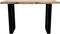 HSM Collection Sidetable SoHo - acacia/ijzer - powdercoated black
