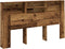vidaXL - Hoofdbordkast - 180x19x103,5 - cm - bewerkt - hout - oud - houtkleurig